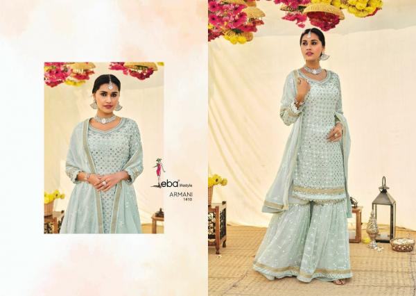 Eba Armani Vol 2 Georgette Embroidery Designer Salwar Suit